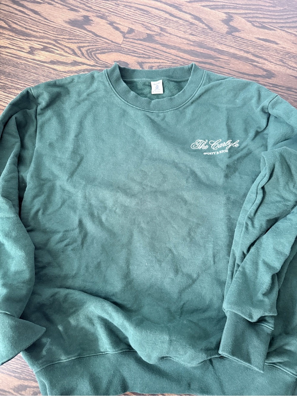Sporty and Rich c Carlyle - Forest Green Crewneck Sweatshirt